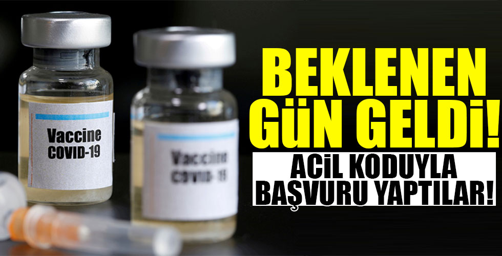 Beklenen gün geldi! Acil koduyla başvurdular!