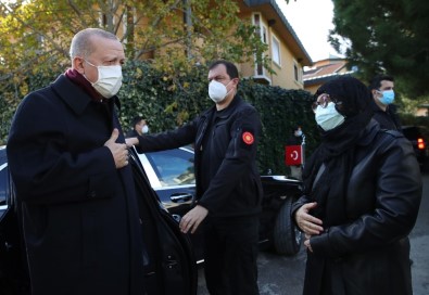 Cumhurbaşkanı Erdoğan, Ticaret Bakanı Pekcan'ın Annesinin Cenaze Törenine Katıldı