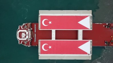 1915 Çanakkale Köprüsü'nün İlk 'Mega Blok' Tabliyesi Çanakkale'ye Geldi