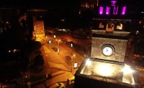 Antalya'daki Sessizlik Tarihi Saat Kulesi Eşliğinde Havadan Görüntülendi