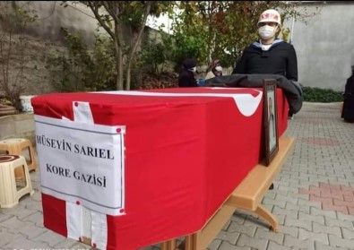 Kore Gazisi Askeri Törenle Uğurlandı