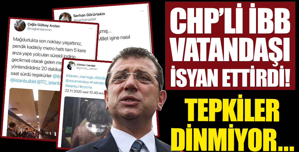 CHP'li İBB vatandaşı isyan ettirdi!