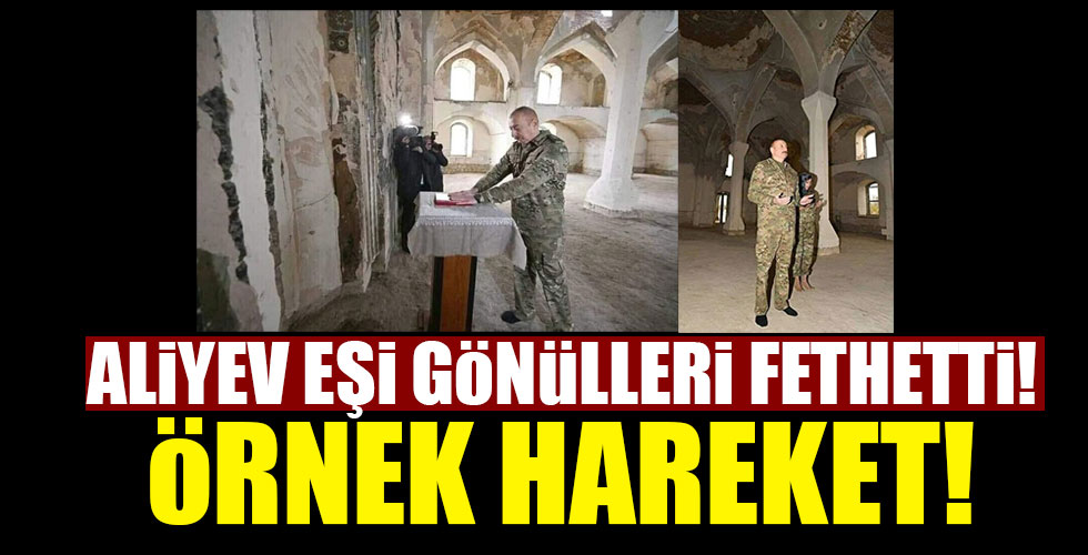 Aliyev ve eşi gönülleri fethetti!