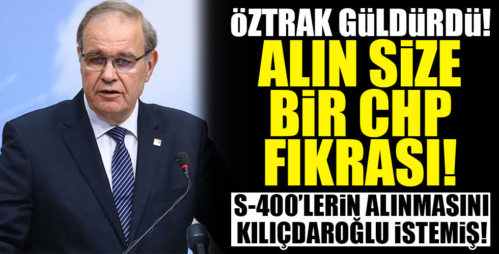 Faik Öztrak'tan ilginç S-400 açıklaması!