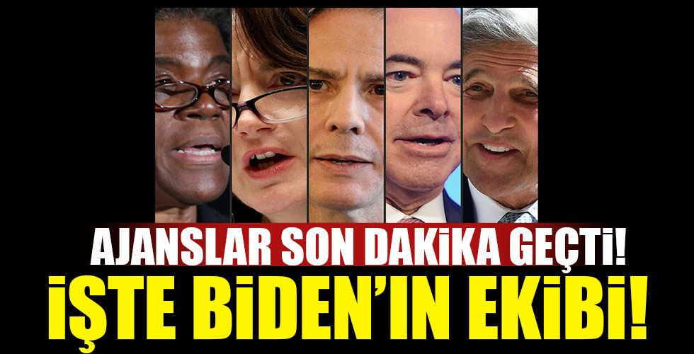 Joe Biden ekibini belirliyor!