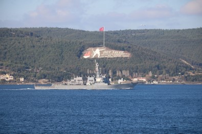 Sahil Güvenlik'ten ABD Savaş Gemisine Yakın Temas