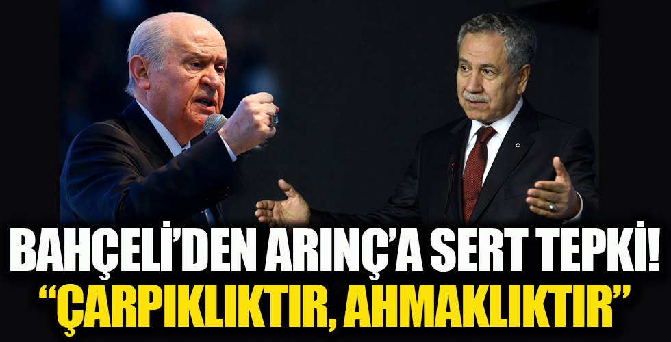 Bahçeli'den Arınç'a sert mesaj!