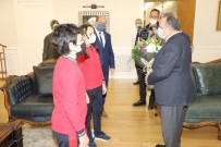 Başkan Yalçın'a Öğretmenler Günü Ziyareti