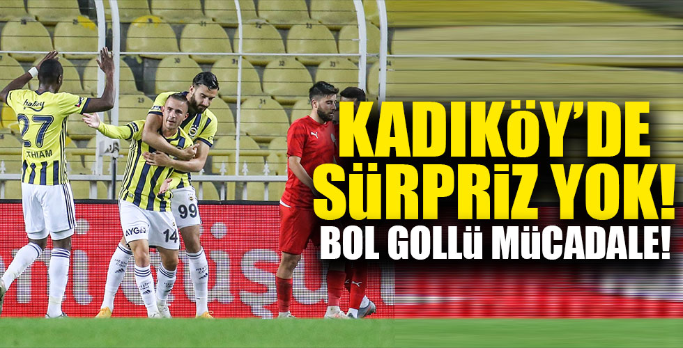 Kadıköy'de sürpriz yok!