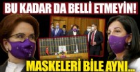 MERAL AKŞENER - Meral Akşener ve Pervin Buldan, grup toplantılarına aynı maskeyle geldi!