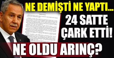 Ne oldu Arınç?