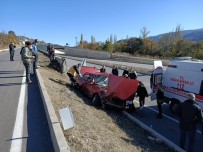 Sivas'ta Otomobil Takla Attı Açıklaması 4 Yaralı Haberi