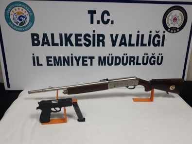 Balıkesir'de Polis Ekipler Son 1 Haftada 23 Silah Ele Geçirdi