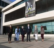 Konyaaltı'ndan Kadına Şiddetle Mücadeleye Pankartlı Destek