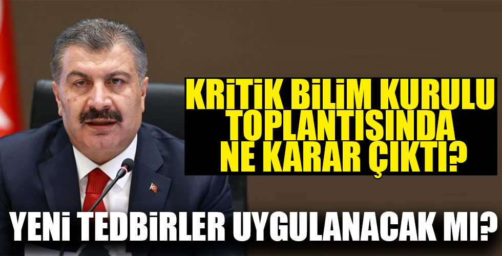 Sağlık Bakanı Fahrettin Koca'dan önemli açıklamalar! Yeni kısıtlamalar olacak mı?