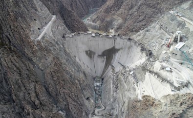 Türkiye'nin En Yüksek Yüksek Barajının Tamamlanmasına 25 Metre Kaldı