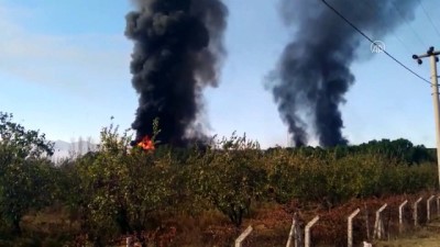 Balıkesir'de Turşu Fabrikasında Yangın Çıktı