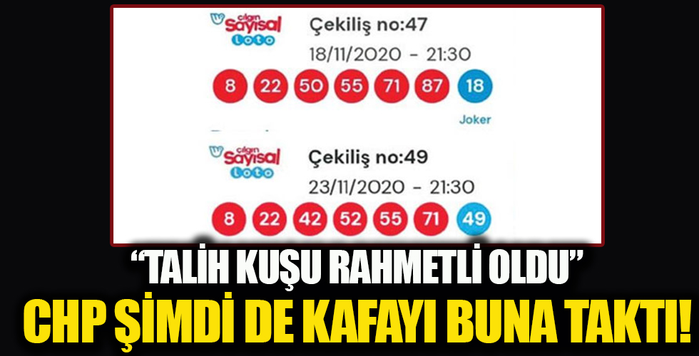 CHP şimdi de kafayı kumara taktı!