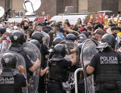 Maradona'nın cenazesinde skandal!