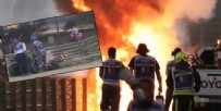 BAHREYN - Formula 1 aracı alev alev yandı!
