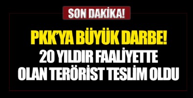 İçişleri Bakanlığı: 20 yıldır PKK'da faaliyet gösteren terörist ikna yoluyla teslim oldu