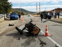 Aydın'daki Kazada Traktör İkiye Ayrıldı Haberi
