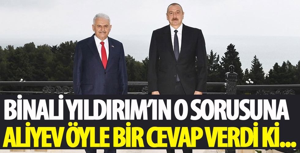 Binali Yıldırım Karabağ'ın kalbi olan Şuşa kentini sordu, İlham Aliyev...