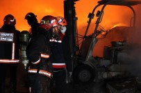 Sakarya'da Ambalaj Fabrikasında Yangın