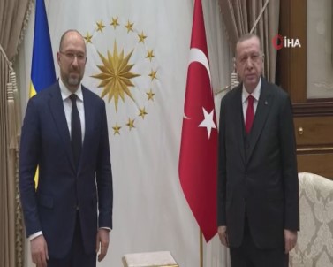 Cumhurbaşkanı Erdoğan, Ukrayna Başbakanı'nı Kabul Etti