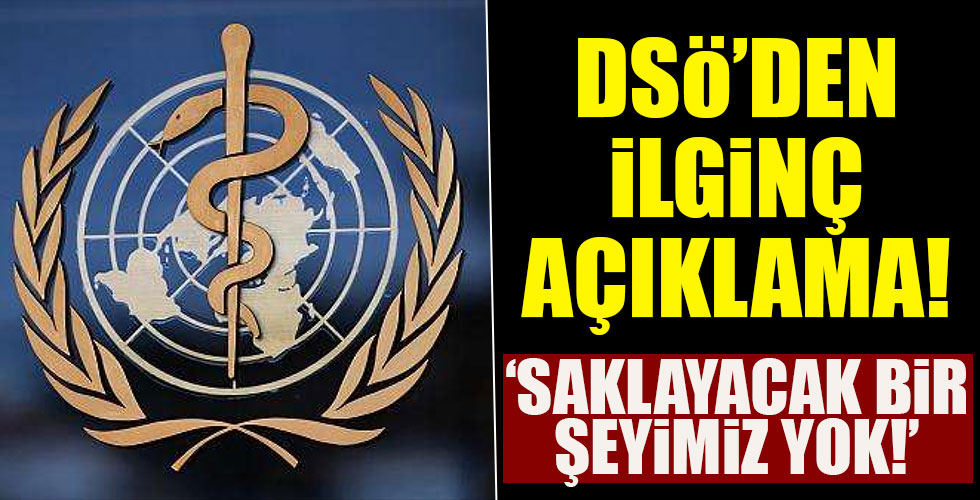 DSÖ'den ilginç açıklama: 'Saklayacak bir şeyimiz yok!'