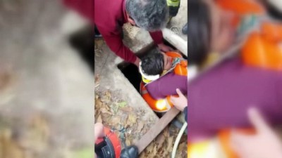 Konya'da Su Kuyusuna Düşen Kadını İtfaiye Kurtardı