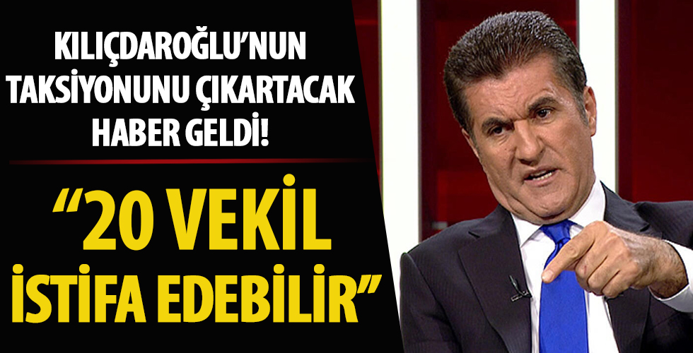 Mustafa Sarıgül'ün ekibi harekete geçti! Bomba iddia: CHP'li 20 vekil istifa edebilir