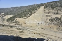 Sarıçay Barajı'nda İnşaat Çalışmaları Devam Ediyor Haberi