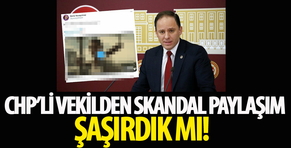 CHP’li vekilden skandal paylaşım!