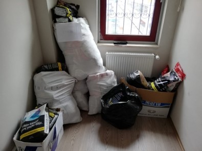 Kocaeli'de 171,4 Kilo Kaçak Tütün Ele Geçirildi