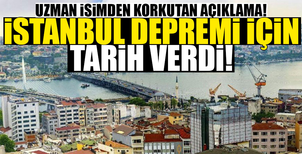 Uzman isim İstanbul depremi için gün verdi!