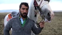 Atlar Kar Üstünde Yapacakları Ata Sporu Müsabakalarına Hazırlanıyor