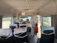 Keskin'de Toplu Taşıma Araçları Dezenfekte Ediliyor Haberi