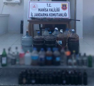Manisa'da Jandarmadan Sahte İçki Operasyonu