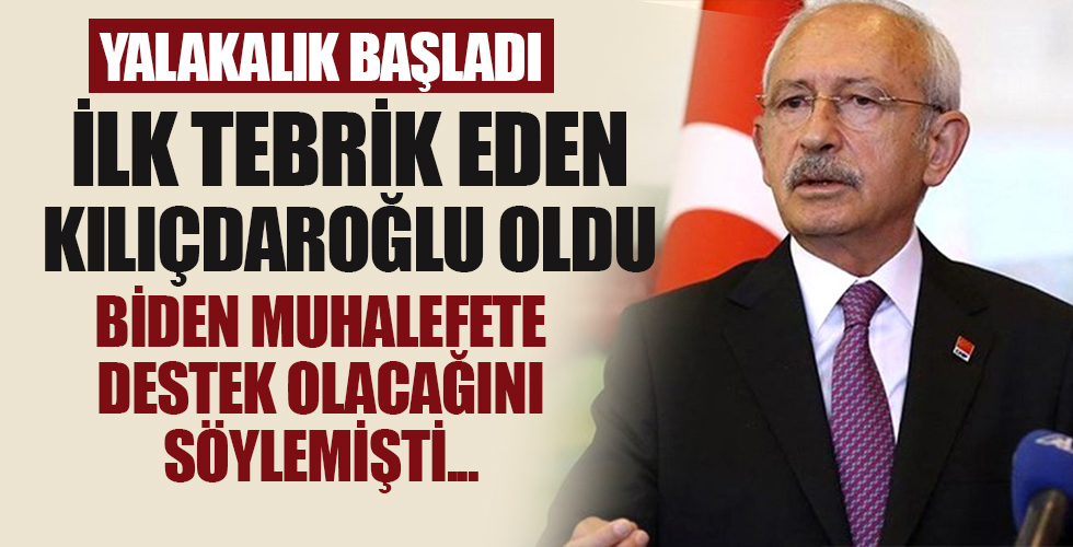 Kılıçdaroğlu Biden'a yalakalığa şimdiden başladı