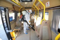 Mezitli Belediyesi, Toplu Taşıma Araçlarında Dezenfeksiyonu Yoğunlaştırdı Haberi