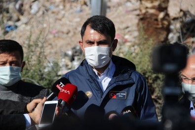 Bakan Kurum Açıklaması 'Bayraklı'daki Hasar Tespit Çalışmaları Tamamlandı'