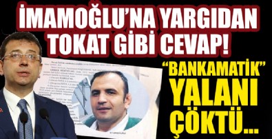 İmamoğlu'na yargıdan tokat gibi karar!