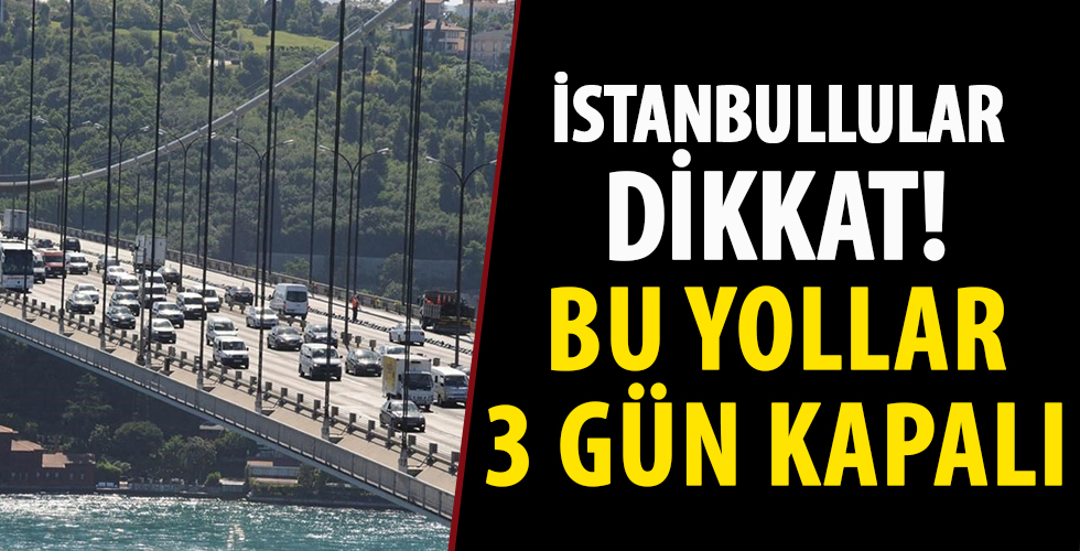 İstanbul'da Formula 1 hazırlığı! Bazı yollar trafiğe kapatılacak! işte o yollar
