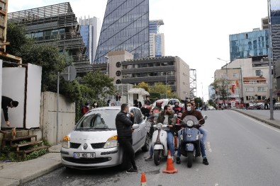 Kağıthane'de İntihar Girişiminde Hareketli Dakikalar Kamerada