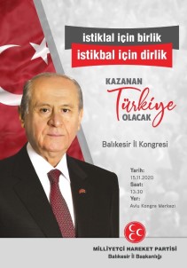 Balıkesir MHP İl Kongresi 15 Kasım'da