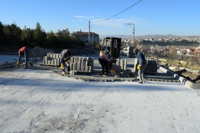 İscehisar'da Yol Yapım Çalışmaları Sürüyor