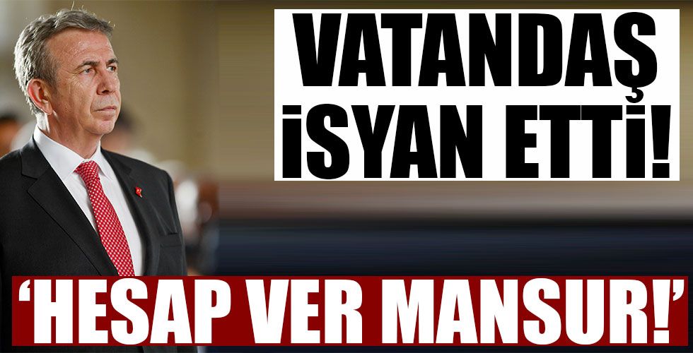 Vatandaş Yavaş'tan hesap soruyor!