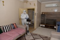 Adana'da Korona Hastalarının Evleri Dezenfekte Ediliyor