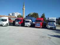 Afyonkarahisar'dan Suriye'ye 5 Tır Dolusu Yardım Malzemesi Yola Çıktı